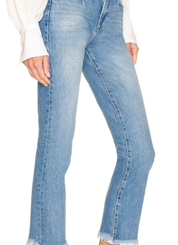 Frame Blue Le High Straight Leg Jeans - Image 3
