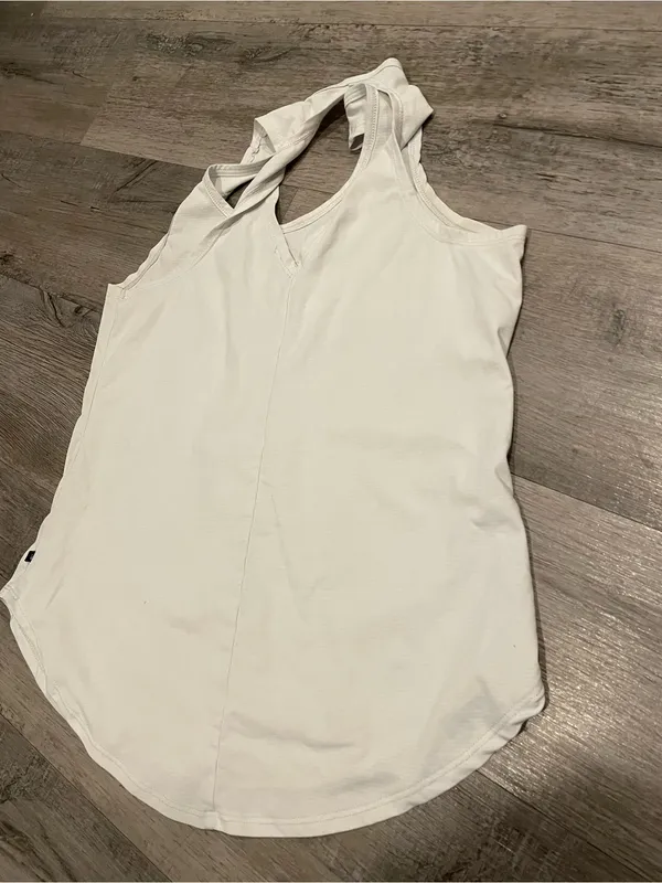 Marika White Racerback Athletic Tank - Image 2