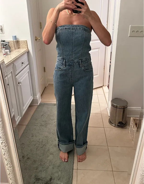Abercrombie Denim Jumpsuit - Image 4