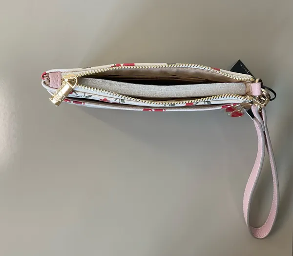 Nanette Lepore Handbag Scarf Purple Mini Tie - Image 8