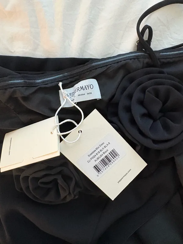 Peppermayo Mini Dress Black - Image 2