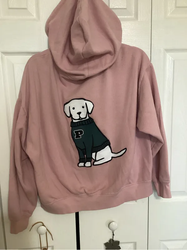PINK Victoria's Secret Soft Pale Pink Hoodie - Image 6