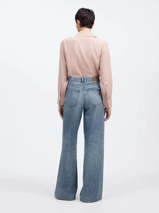 Madewell Superwide-Leg Jeans: Airy Denim Edition Size 25 NWT - Image 5