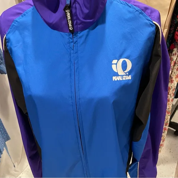 Pearl izumi shell jacket cycling running rain wind outdoor vintage 90s - Image 6