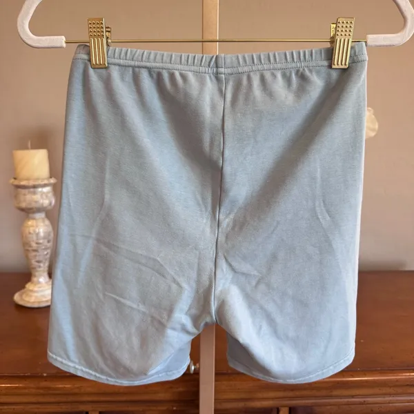 SKIMS Outdoor Bike Shorts Denim Blue Size Small NWT - Image 4