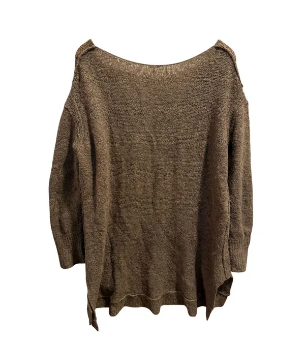 Free People Oversized Slouchy Knit Sweater Women’s M Taupe Brown Alpaca Soft - Image 4