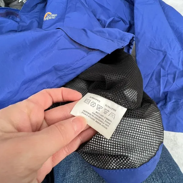 Lowe Alpine Rain Jacket Womens‎ Size Large L A19 Blue - Image 4