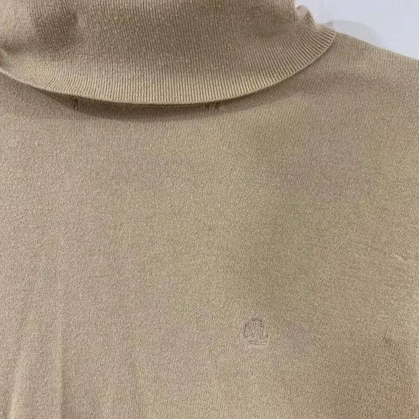Lauren by Ralph Lauren Beige Turtleneck Lightweight Sweater - Image 5