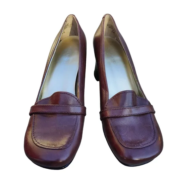 Vintage brown nine west Y2K pumps sz 6 - Image 2