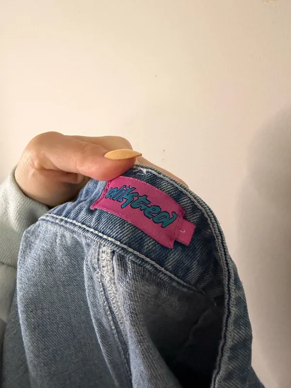Edikted Women’s Denim Blue Skort - Image 3