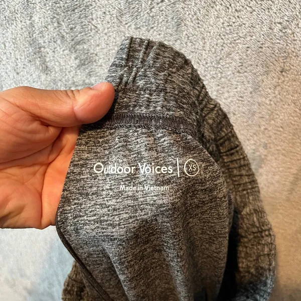 Outdoor‎ Voices Women’s Gray CloudKnit Sweatpants Jogger Gray Size XS - Image 6