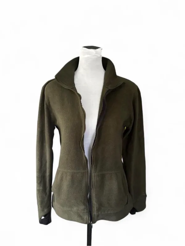 Cuddl Dubs olive green fleece jacket - Image 7