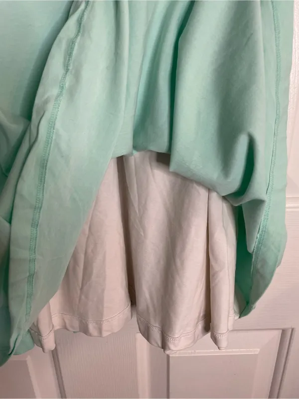 lululemon athletica Aqua Beat The Heat Skirt Dress Reversible Strapless Size XS - Image 4
