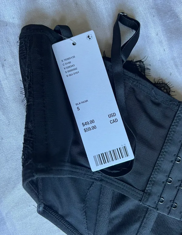 Urban Outfitters Modern Love Ribcage Corset - Image 4