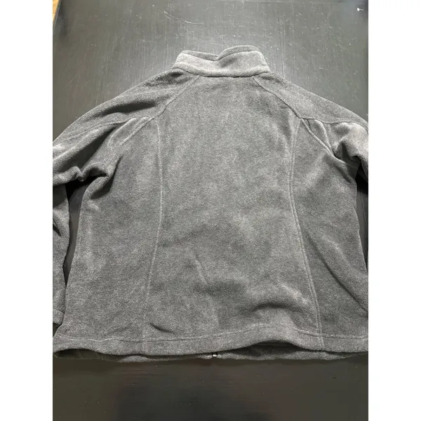 Columbia Benton Springs Full‎ Zip Fleece Jacket Gray Women 2X Charcoal Outdoor - Image 5