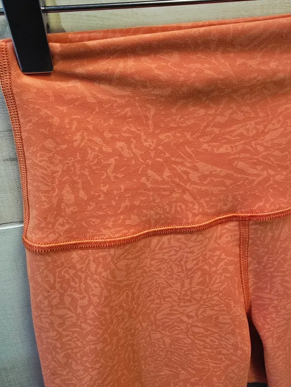 {2} Lululemon Wunder Train Crunch Warm Coral Orange Shorts - Image 5