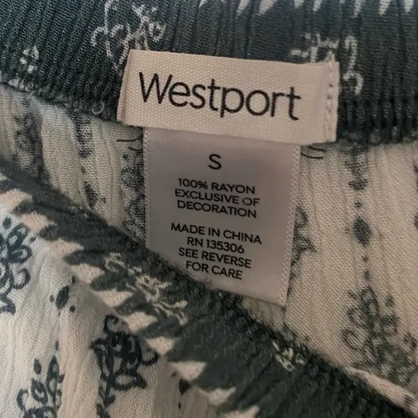 Westport Maxi High Rise BohoPaisley Green Skirt eathy‎ flowy size Small mermaid - Image 5