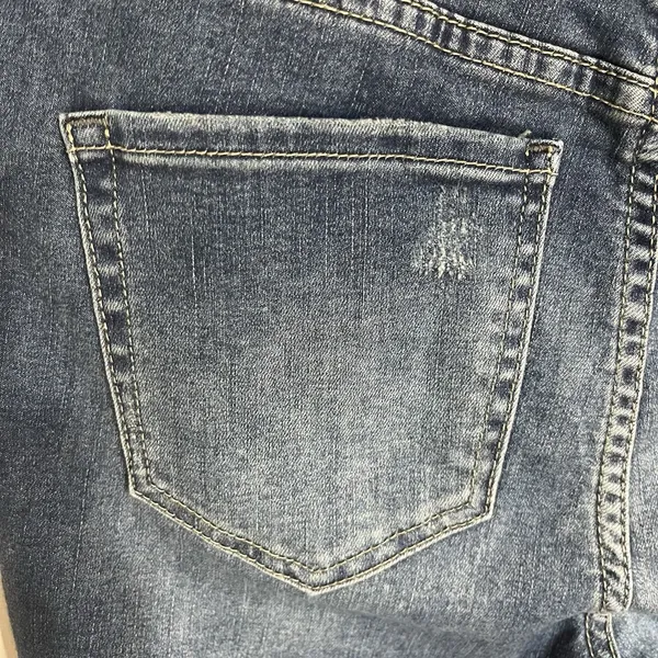 We The Free Women's Distressed Skinny Jeans Raw‎ Fringe Hem Size 28 Ankle Length - Image 14