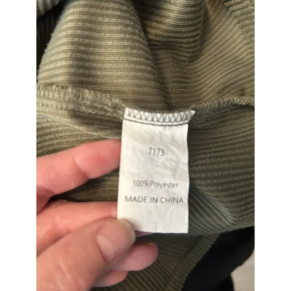 PrettyGarden Chic Women’s Medium Olive Green Corduroy Shacket Snap Front Pockets - Image 7