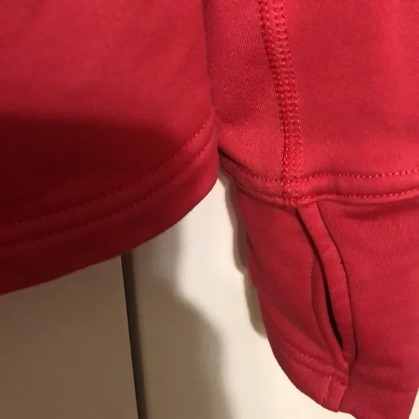 Nike Fit Dry Women’s Medium Pink Color Long Sleeve Hooded Pullover - Image 3