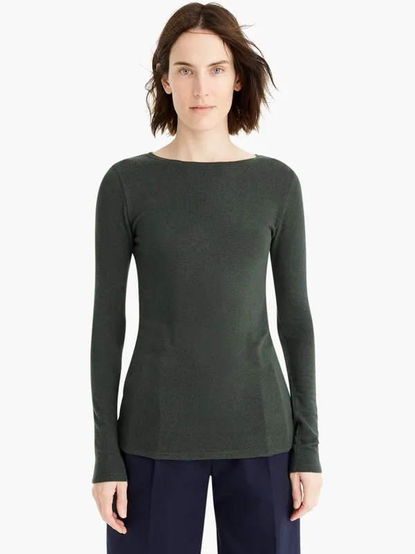 NWT J. Crew Size Large Light Pink Crew Neck Lightweight Soft Sweater Top NEW - Image 4