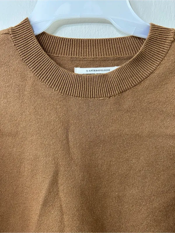 By Anthropologie Puff-Sleeve Sweater Sz XS - Image 5