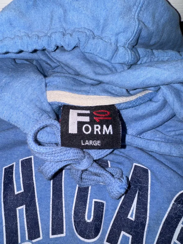 CHICAGO HOODIE Blue Size L - Image 2