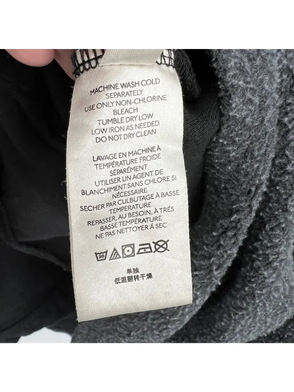 Free People Ruby Oversized Gray Button-Up Shacket Jacket Size Medium Boho Grunge - Image 11
