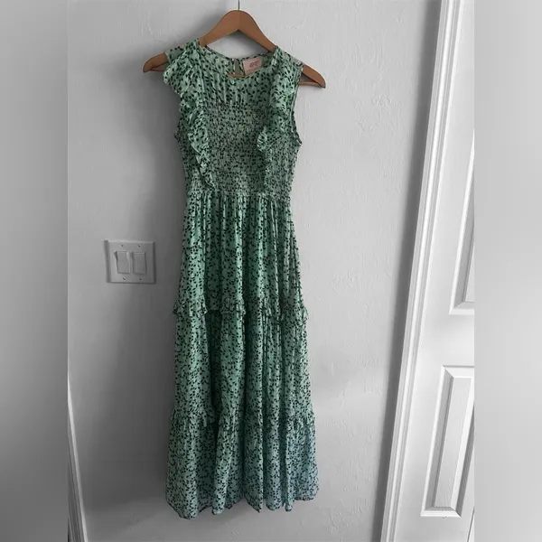 Revolve Banjanan Iris Maxi Dress in Green‎ Sz XS - Image 3