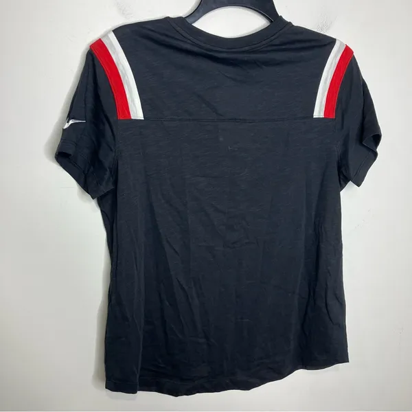 Nike Atlanta Falcons t-shirt black‎ red white womens size medium NFL new - Image 6