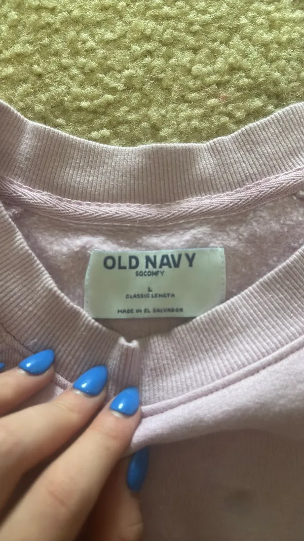 Old Navy Purple Crew Neck sweatshirt - Image 2