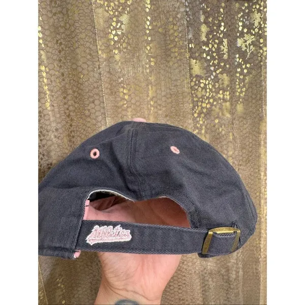'47 Brand Women's Oakland A's Las Vegas Athletics Gray Pink MLB Baseball Cap - Image 3