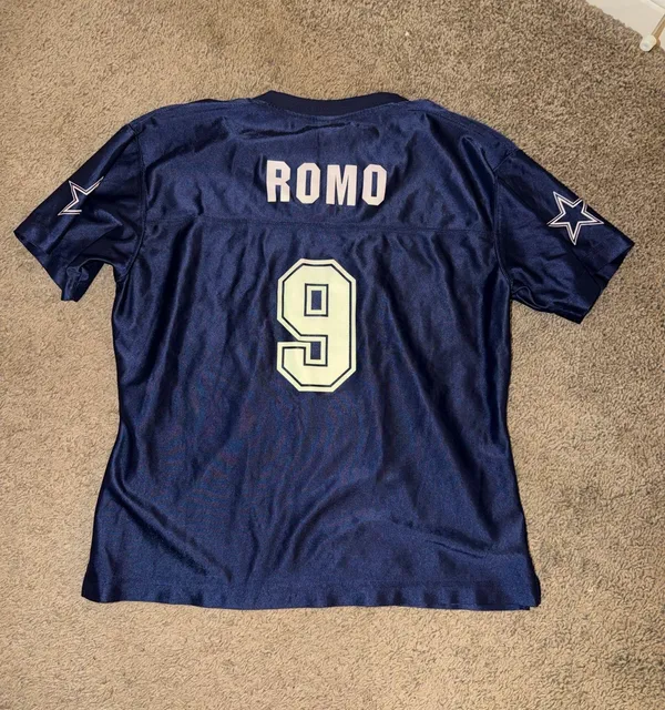 Cowboys Jersey Tee Blue Size M - Image 3
