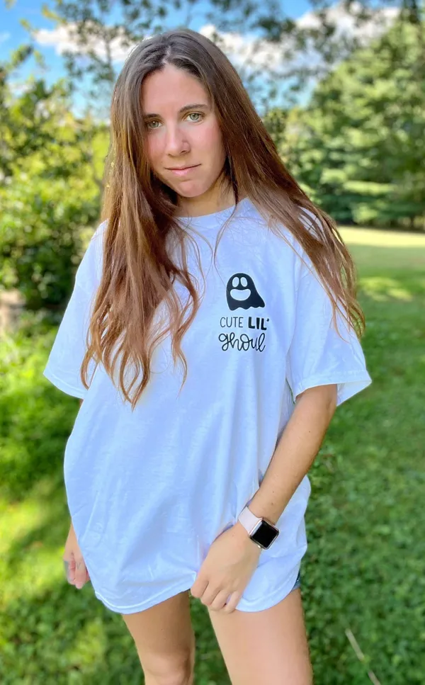 Gildan Cute Lil Ghoul Tee - Image 2