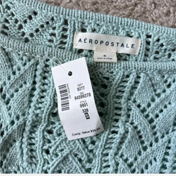 Aeropostale Light Blue Knit Top - Image 2