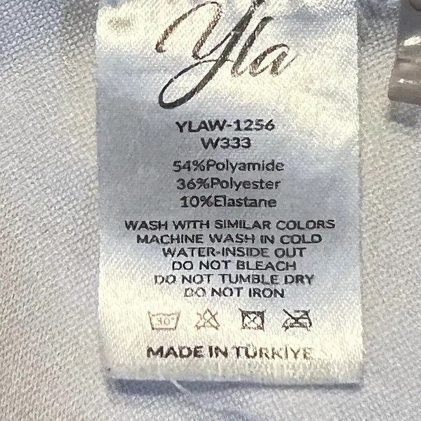 1007 | Youngla‎ Seamless Ribbed Strapless Bandeau Tube Top Cream Women Medium - Image 7