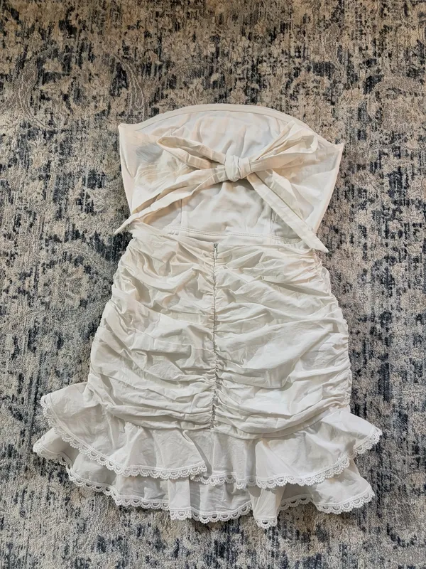 Lucy in the Sky White Mini Dress - Image 3