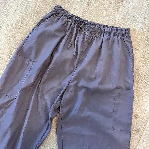 Unisex Divine Grey Scrub Pants - XL - Image 2