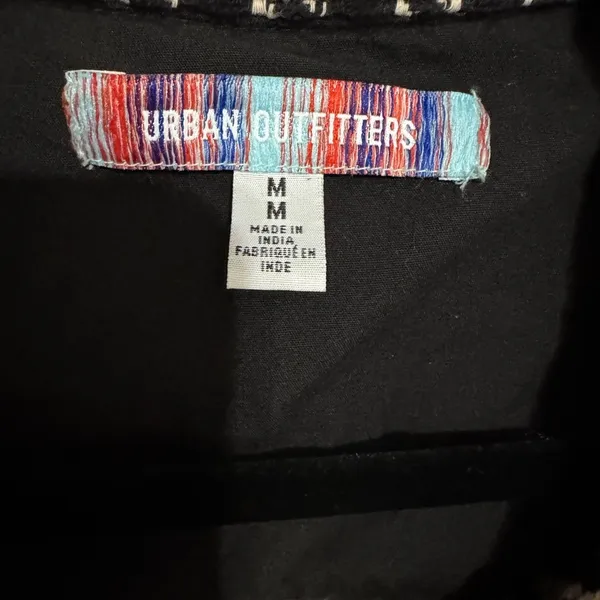 Urban Outfitters Houndstooth Jacket‎ Size M Button Front - Image 3