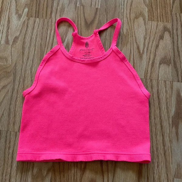 NEW Free People FP Movement Happiness Runs Crop Tank in Malibu - XS/S - Image 3
