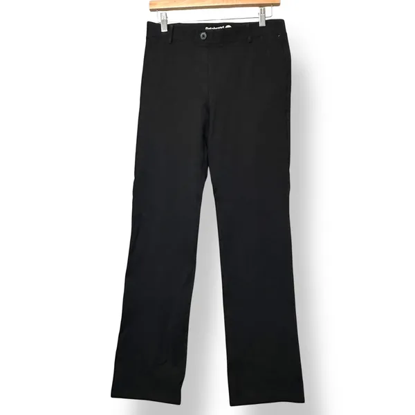 Betabrand Womens Dress Pant Yoga Pants Straight‎ Leg Black Size M Stretch Office - Image 2