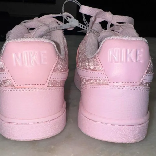 Nike Court Vision Low Shoes - Pink Lace Sneakers - Image 10