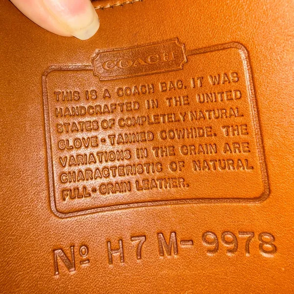 Vintage Coach Project Bag Small SidePack 9978 British Tan Crossbody - Image 11