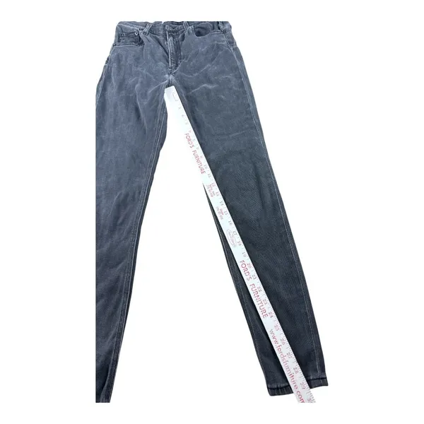 Reformation Selma High & Skinny Jeans Fraser Grey Wash Size 26 Sustainable - Image 7