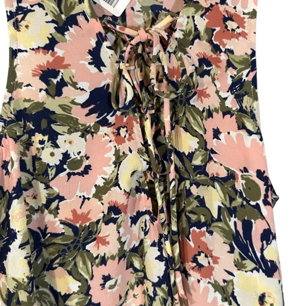 Olivaceous Pink Multicolor Floral Tropical Sleeveless Summer Dress Women Sz M - Image 5