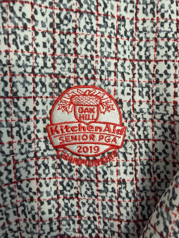 Ahead USA Men's Patterned Golf Polo Shirt - Image 3