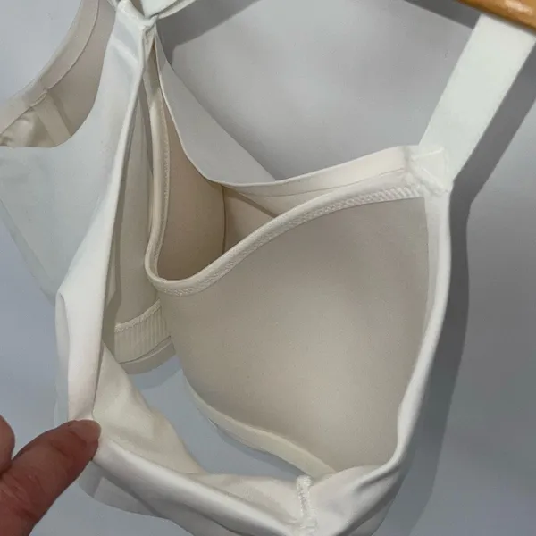 Calia by Carrie Underwood Womens Crossback Lined‎ Sports Bra White Size XSmall - Image 4