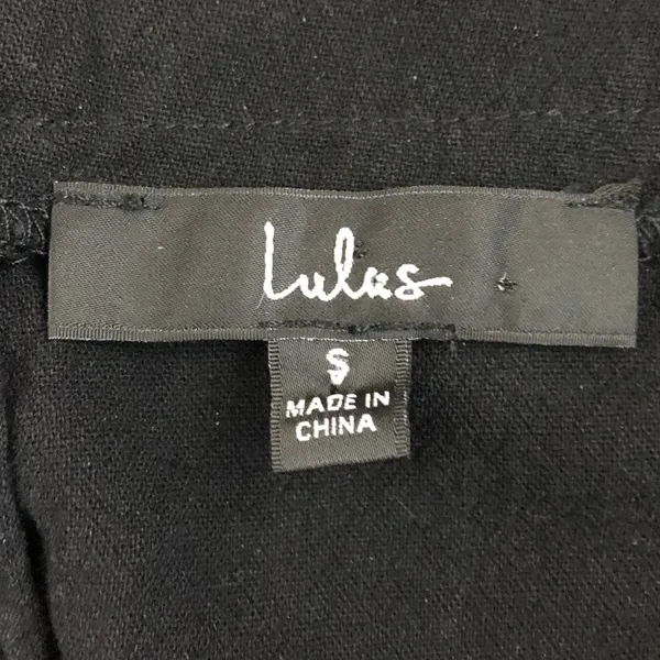 Lulu’s What a Wonderful Day Black Tie-Strap Overall Cotton Jumpsuit - Image 11
