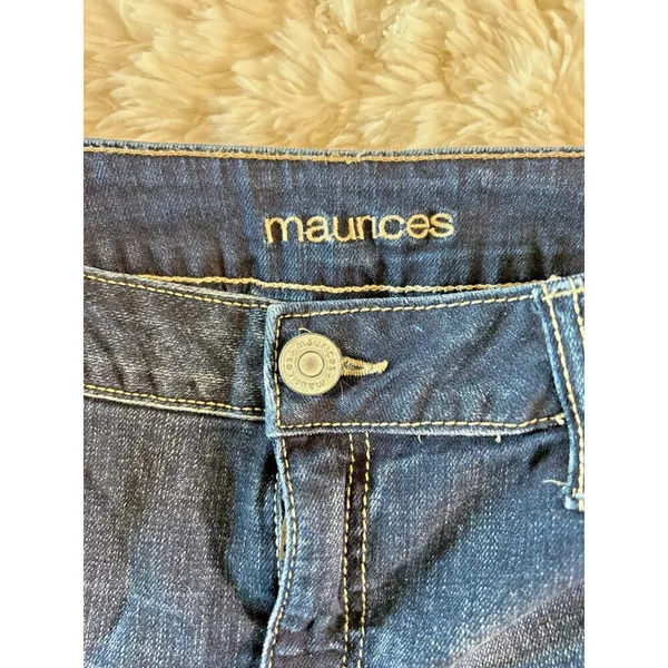 MAURICE'S Distressed Shorts Sz7/8 MidRaw Hem Frayed Thrashed - Image 3