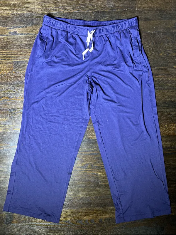 DKNY 2-Pack Purple Pants Brushed Jersey with Pockets XL - Image 3